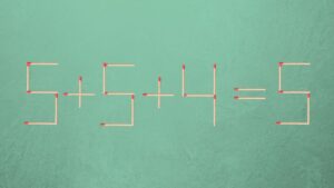 Test di intelligenza: risolvi il rompicapo spostando un solo fiammifero!