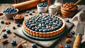Crostata di Mandorle e Mirtilli: la ricetta di questo dolce senza farina